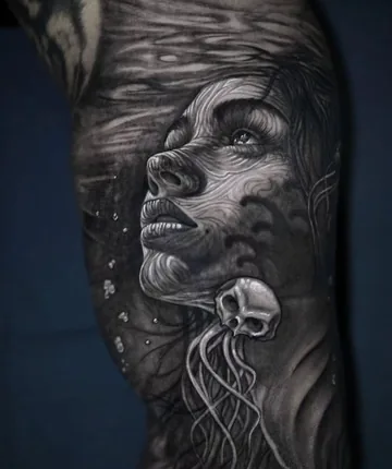 Tattoo work by Stefano Alcántara at Stefano's Tattoo Studio Fort Lauderdale