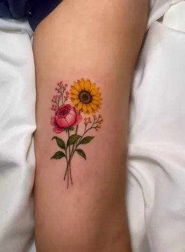 Tattoo work by Cibelly at Stefano's Tattoo Studio Lima