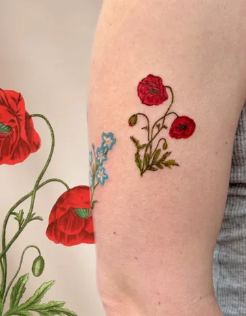 Tattoo work by Angel at Stefano's Tattoo Studio New York