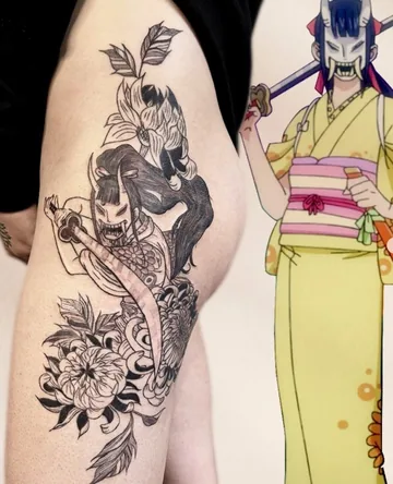 Tattoo work by Angel at Stefano's Tattoo Studio New York