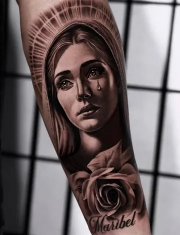 Tattoo work by Darien at Stefano's Tattoo Studio New York