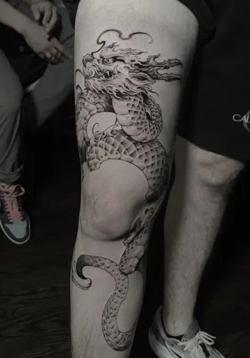 Tattoo work by Rustam at Stefano's Tattoo Studio New York
