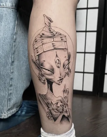 Tattoo work by Rustam at Stefano's Tattoo Studio New York